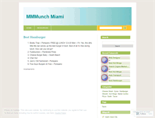 Tablet Screenshot of mmmunchmiami.wordpress.com