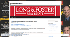 Desktop Screenshot of joerealestatepro.wordpress.com