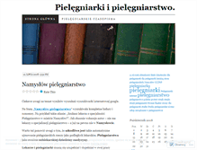 Tablet Screenshot of pielegniarki.wordpress.com