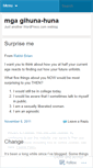 Mobile Screenshot of mgagihunahuna.wordpress.com