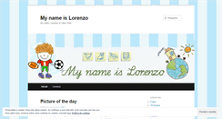 Desktop Screenshot of mynameislorenzo.wordpress.com