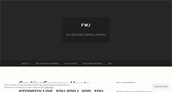 Desktop Screenshot of freelancewritingjournal.wordpress.com