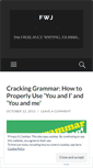 Mobile Screenshot of freelancewritingjournal.wordpress.com