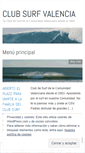 Mobile Screenshot of clubsurfvalencia.wordpress.com