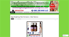 Desktop Screenshot of caramenghilangkantatto.wordpress.com