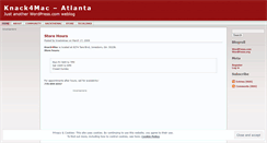 Desktop Screenshot of knack4mac.wordpress.com