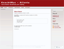 Tablet Screenshot of knack4mac.wordpress.com