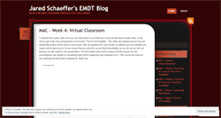 Desktop Screenshot of jaredschaefferedtech.wordpress.com