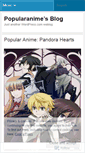 Mobile Screenshot of popularanime.wordpress.com