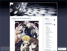 Tablet Screenshot of popularanime.wordpress.com