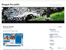 Tablet Screenshot of penguinproversion1.wordpress.com