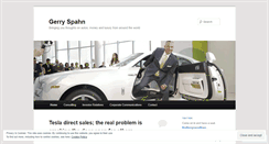 Desktop Screenshot of gerryspahn.wordpress.com