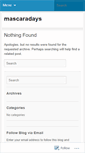 Mobile Screenshot of mascaradays.wordpress.com