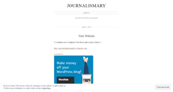 Desktop Screenshot of journalismary.wordpress.com