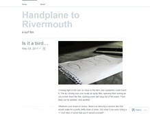 Tablet Screenshot of handplanetorivermouth.wordpress.com