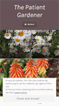 Mobile Screenshot of patientgardener.wordpress.com