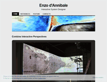 Tablet Screenshot of enzodannibale.wordpress.com