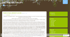 Desktop Screenshot of futurephilanthropy.wordpress.com