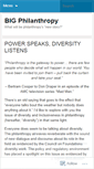 Mobile Screenshot of futurephilanthropy.wordpress.com