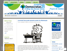 Tablet Screenshot of juventudedemocrataspocosdecaldas.wordpress.com