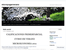 Tablet Screenshot of microyugarverano.wordpress.com