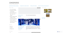 Desktop Screenshot of conserverse.wordpress.com