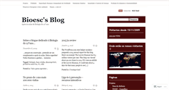 Desktop Screenshot of bioesc.wordpress.com