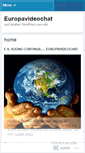 Mobile Screenshot of europavideochat.wordpress.com