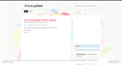 Desktop Screenshot of lospaises07.wordpress.com