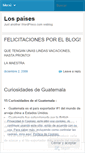 Mobile Screenshot of lospaises07.wordpress.com