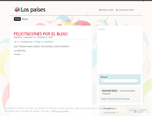 Tablet Screenshot of lospaises07.wordpress.com