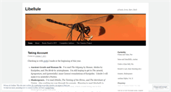 Desktop Screenshot of libellulebooks.wordpress.com