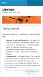 Mobile Screenshot of libellulebooks.wordpress.com