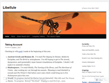 Tablet Screenshot of libellulebooks.wordpress.com