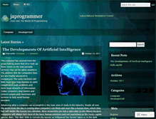 Tablet Screenshot of japrogrammer.wordpress.com