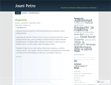 Tablet Screenshot of jpetro.wordpress.com