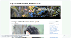 Desktop Screenshot of kimfeil4citycouncilseat.wordpress.com