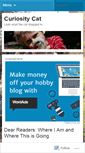 Mobile Screenshot of curiositycat.wordpress.com