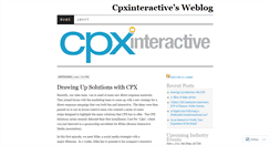 Desktop Screenshot of cpxinteractive.wordpress.com