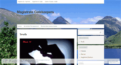 Desktop Screenshot of magistrategatekeepers.wordpress.com