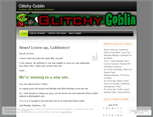 Tablet Screenshot of glitchygoblin.wordpress.com