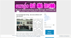 Desktop Screenshot of euregioartanddesign.wordpress.com