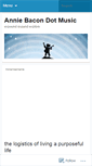 Mobile Screenshot of anniebacon.wordpress.com
