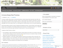 Tablet Screenshot of michaelwelter.wordpress.com