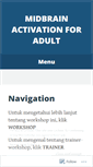 Mobile Screenshot of midbrainactivation.wordpress.com