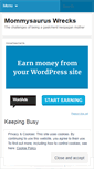Mobile Screenshot of mommysauruswrecks.wordpress.com