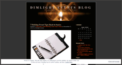 Desktop Screenshot of dimlightevents.wordpress.com