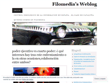 Tablet Screenshot of filomedia.wordpress.com