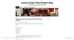 Desktop Screenshot of flickthorpe.wordpress.com