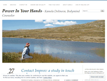 Tablet Screenshot of powerinyourhands.wordpress.com